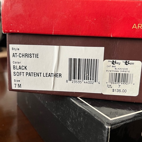 Arturo Chiang patent leather sling back heel Size 7 - Picture 4 of 4